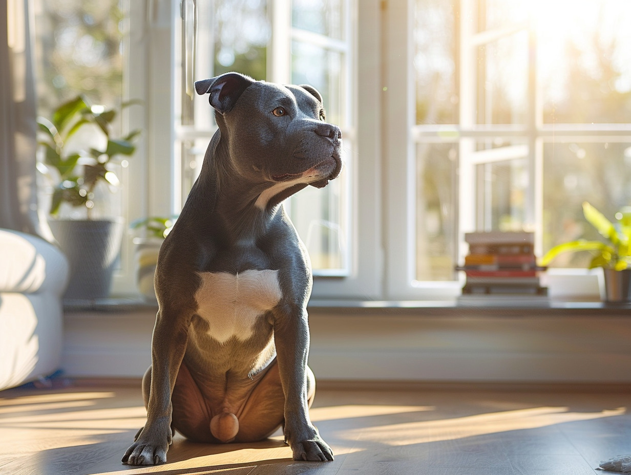 staffie bleu